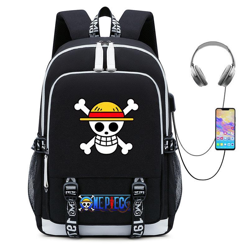 Рюкзак Riman ONE PIECE one piece, молодежный школьный рюкзак большой вместимости, USB-сумка для компьютера