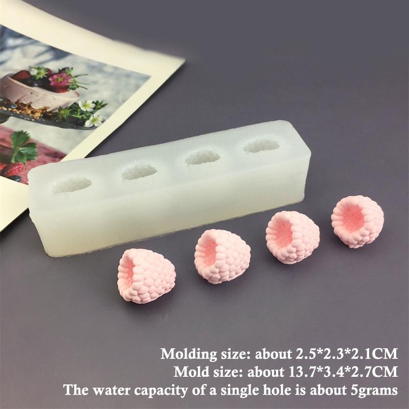 Маленькая форма для выпечки конфет Малиновый мусс 3D форма для малинового пудинга Форма для выпечки Десертная шоколадная форма Инструменты для украшения фруктового торта