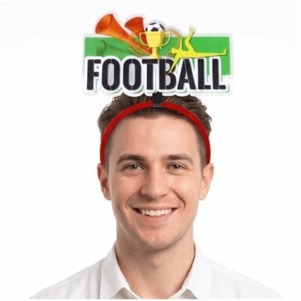 Charming Design Soccer Fan Headband Plastic Party Decoration Headband  Photo Props