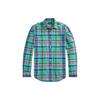 Polo Classic Fit Plaid Oxford Workshirt Men Shirts Green MNPOWOV16823-524