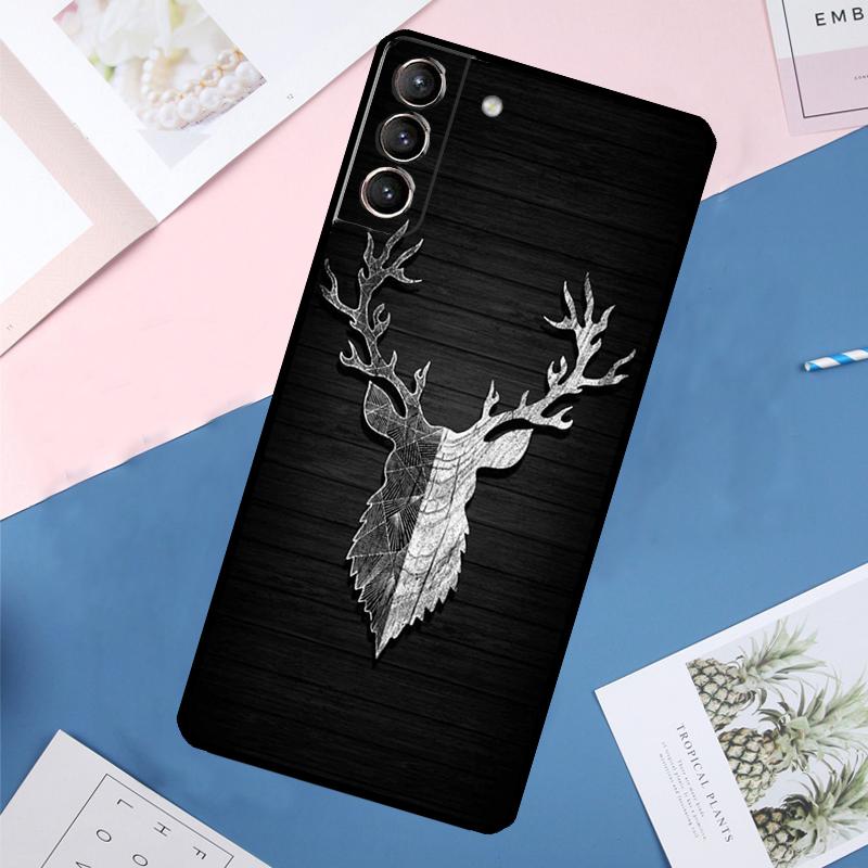 Чехол с оленем для Samsung Galaxy S24 Ultra S20 S21 S22 S23 S25 Ultra S9 S10 Plus S25 FE Задняя крышка