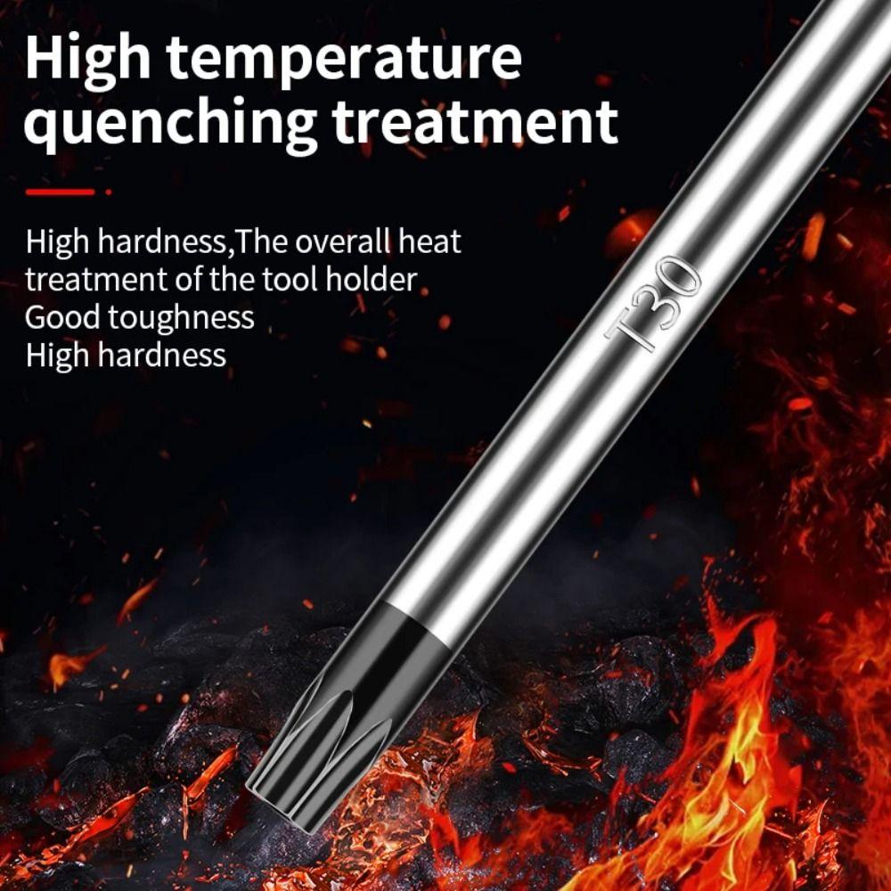 Портативная отвертка Torx 400 мм, удлиненная, с отверстием, отвертка для ремонта, ручной инструмент, шестигранная отвертка T15 T20 T25 T30