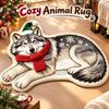 2D Cat-Shaped Area Rug Anti-fouling Cartoon Carpet Soft Home Decor Carpet  Bedrooms