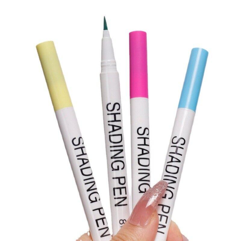 Ручка для дизайна ногтей, цветущий УФ-гель для ногтей, чернильная ручка для рисования, мраморный маникюр, абстрактная кисть для рисования, инструмент «сделай сам» для ногтей