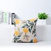 Elegant Vivid Flower Floral Plants Linen Pillow Case Decorative Cushion Cover 18