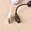 USB-кабель из медного материала, кабель «папа-мама», кабель включения-выключения, переключатель, светодиодная лампа, линия электропередачи, 28 см
