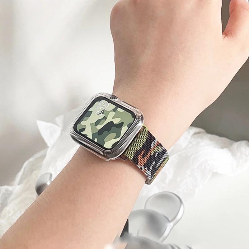 Миланская петля для ремешка часов 44 мм 45 мм 40 мм 41 мм 46-42 мм браслет pride iwatch series 9 8 7 6 SE 5 4 10 ultra 2 49 мм ремешок