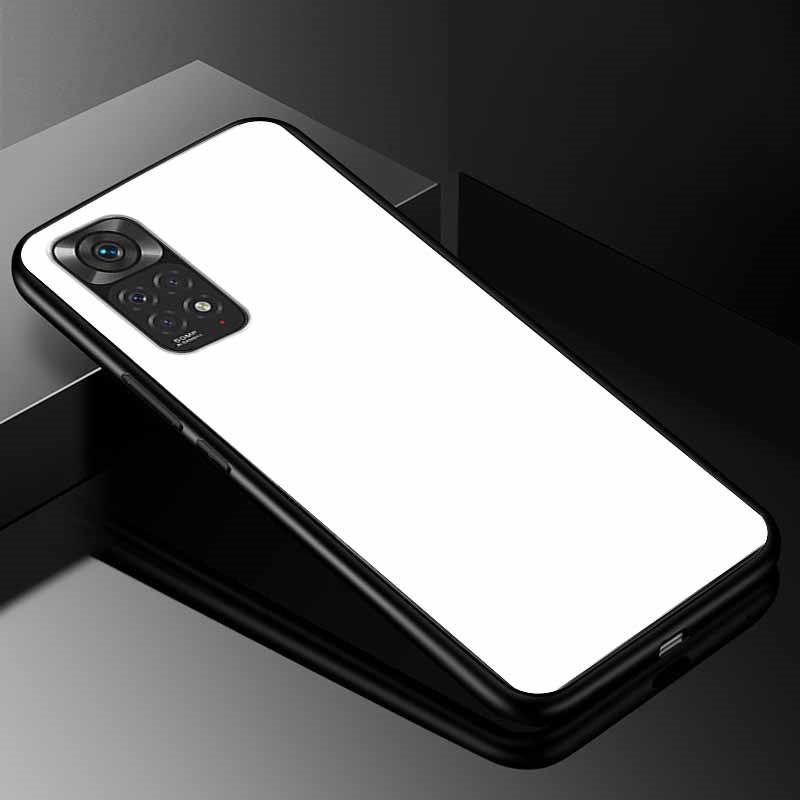 For Xiaomi Redmi Note 11s Case Tempered Glass Fashion Cover for Redmi Note 11 Pro 5G Global Note11 Case, 9s 10s Bumper Note11s