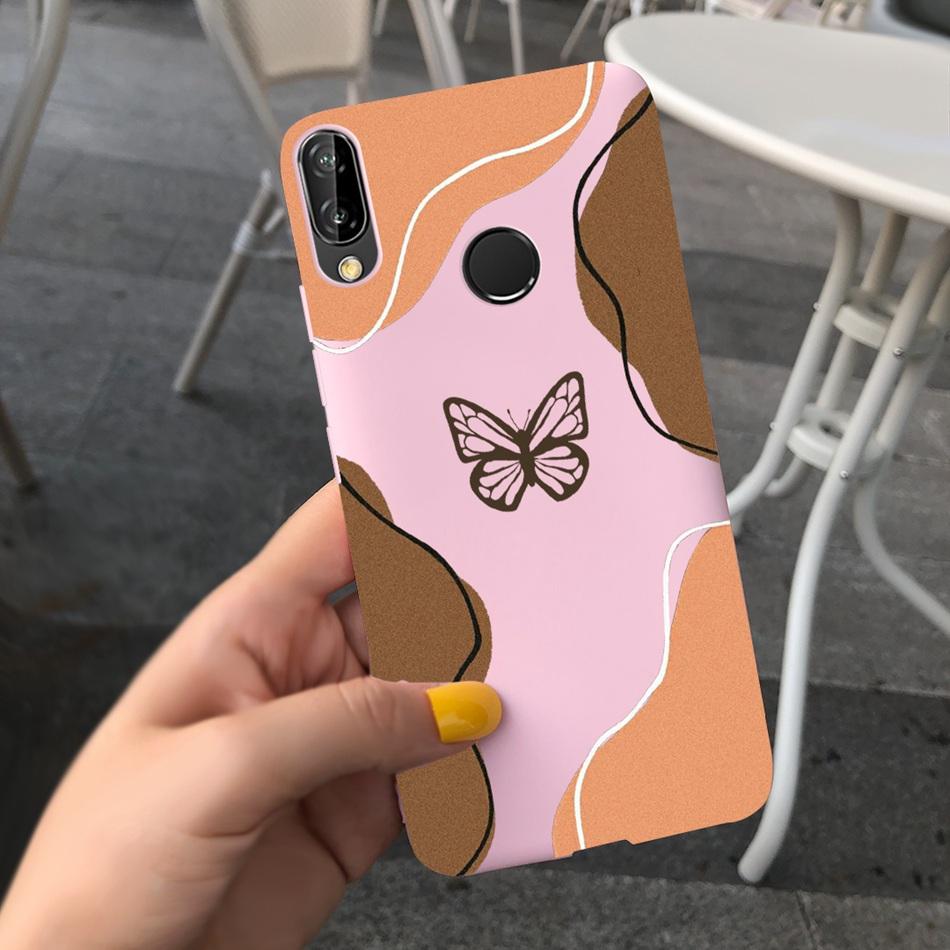 Чехол для Huawei P20 Lite Nova 3e ANE-LX1 ANE-LX2 Милый Мультяшный Конфетный Цвет Силиконовые Чехлы для Телефона Для Huawei P20lite Мягкая TPU Обложка