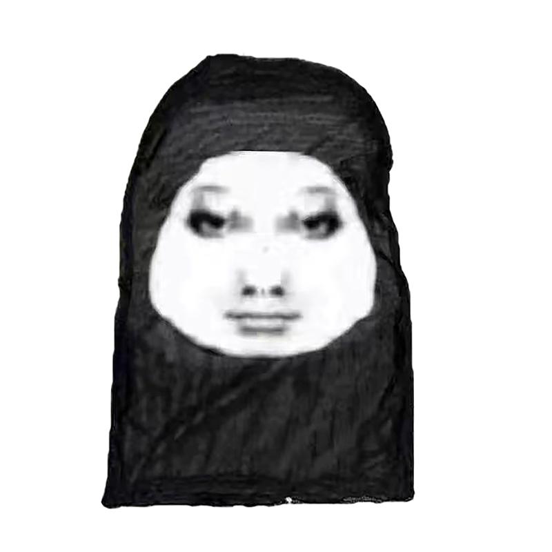 Смешные смайлики напечатанная маска эластичная полнолицевая маска для мужчин и женщин косплей головной убор дышащая эластичная маска для лица подарки