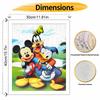 Disney Mickey Goofy Donald digital oil painting diy handpainted coloring painting home decoration gift wall art 130 characters limit.