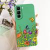 Чехол для Infinix Hot 70 5G X6895 X6895B Красивая Девушка Подсолнухи Рисованный Чехол Мягкий ТПУ Чехол для Телефона Для Infinix Hot 70 Hot70 Fundas