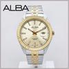 Samjeong Watch Genuine ALBA Seiko Alba Men's Metal Watch (Gold Combi) AS9J96X1
