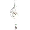Butterfly Wind Chimes Luminous Wrought Iron Decoration Balcony Pendant White Boxed