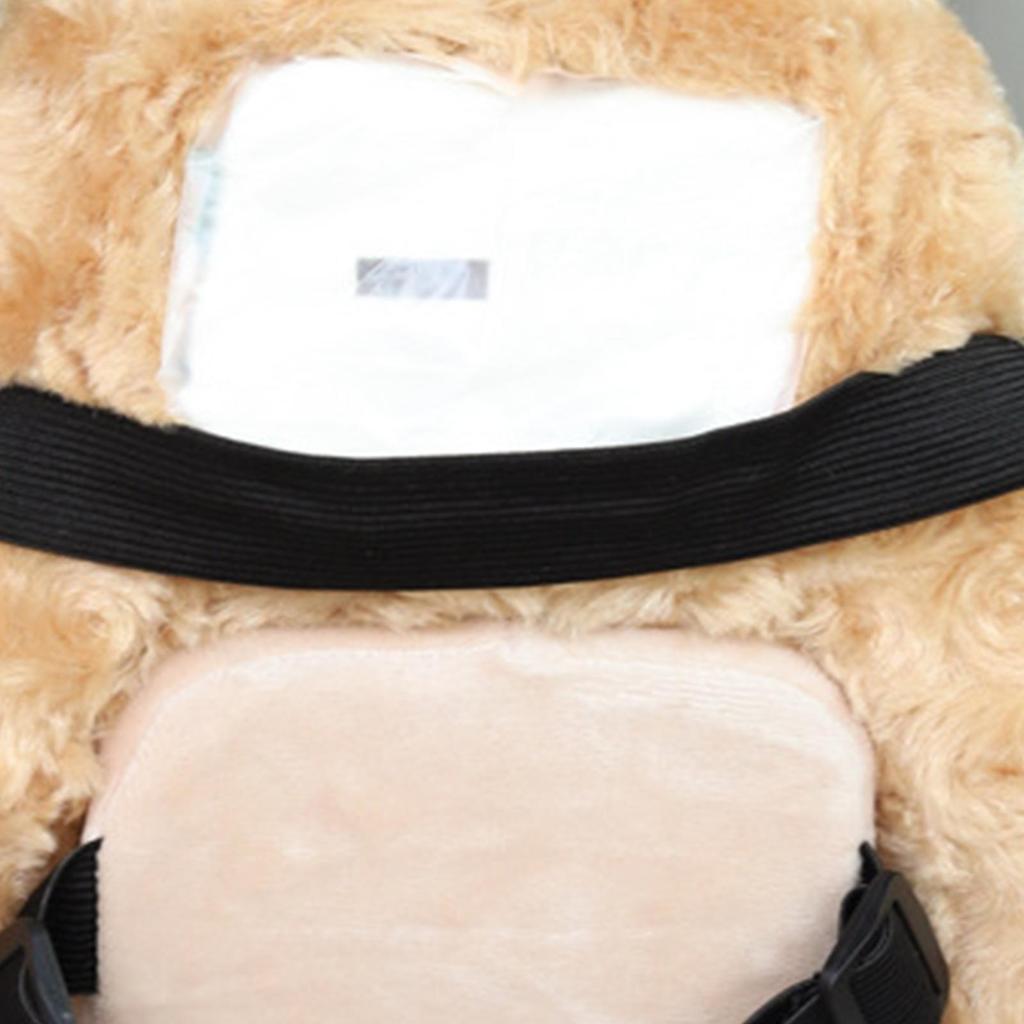 Автомобильная мусорка Плюшевый мишка Водонепроницаемый органайзер для хранения Мусорное ведро для автомобиля Диспенсер для салфеток в машине Для грузовика SUV Седана RV Автомобильная