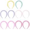 Fashion Multi Color Plastic Hairbands Headband Pack of 10 Pcs