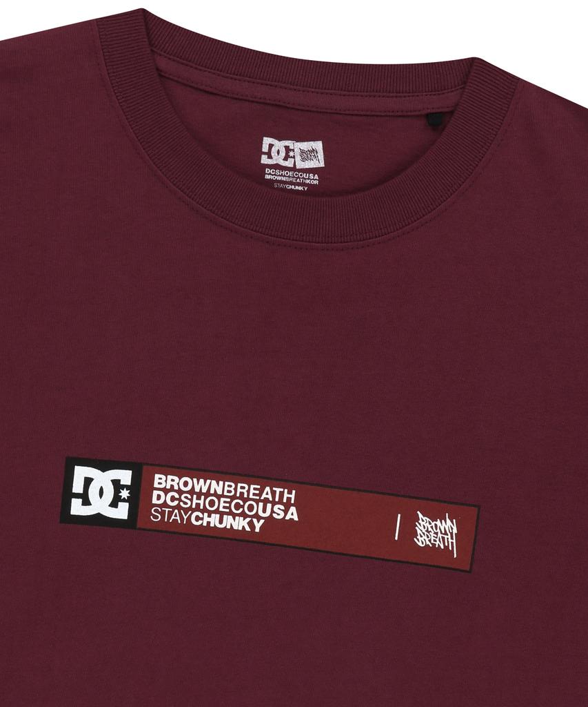 Футболка с лозунгом BROWNBREATH Bxd - Бордовая