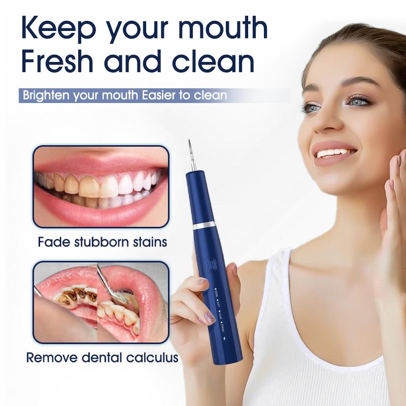 Ultrasonic Tarter Remover for Teeth Dental Scaler Teeth Cleaner 3 Cleaning Modes High Frequency Vibration Teeth Cleaning Tool