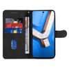 For Vivo Y29 4G/vivo T4x 5G/vivo Y300t 5G Wallet Case Leather Phone Cover Stand with Curved Line Design