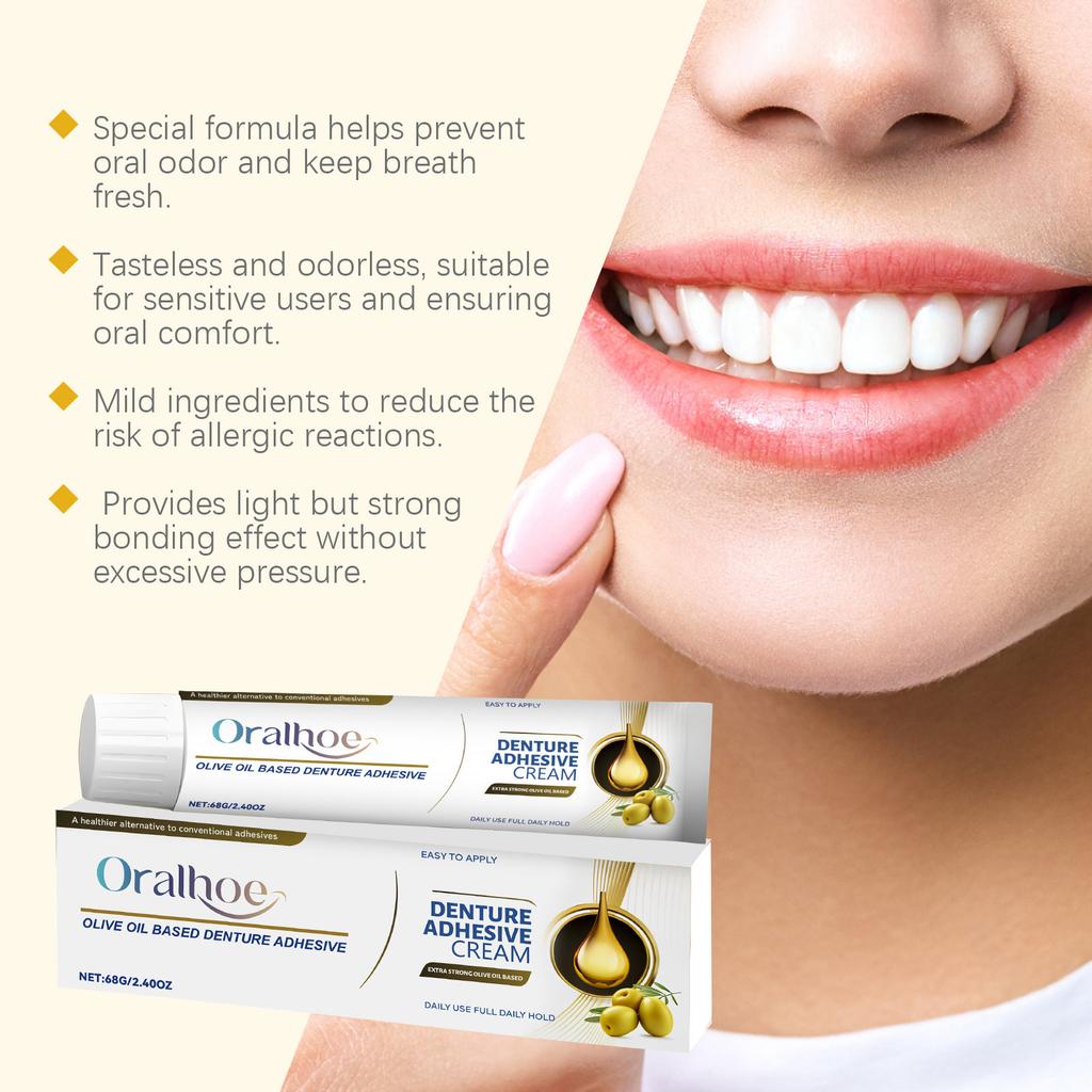 Клей для протезов Comfort 68 г Уход за протезами Термопластичный Надежная фиксация Естественное прилегание Адгезивная подушка Фиксация трением для съемных протезов