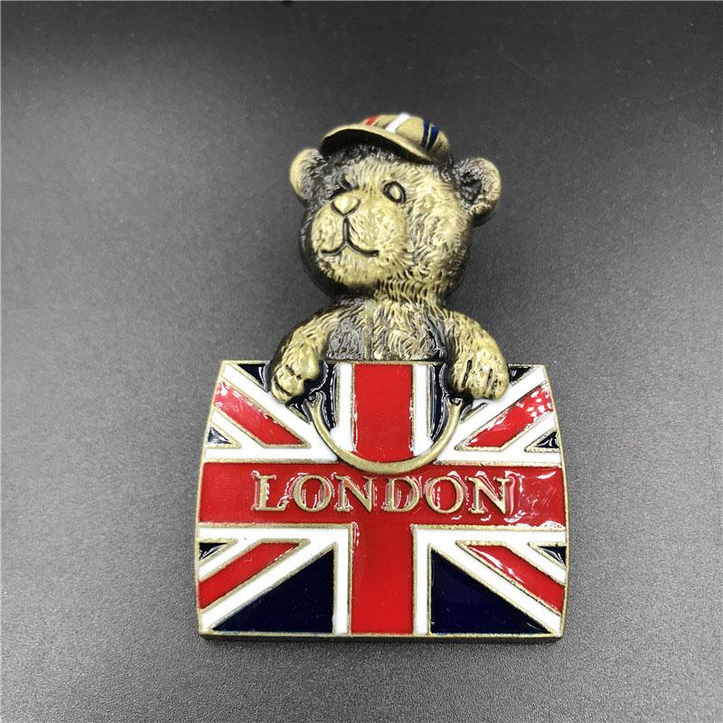 Металлические 3D магниты на холодильник наклеенные на холодильник Американский орел Иерусалим Израиль Лондон автобус Нью-Йорк Париж Сувениры для украшения дома