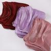 Unilateral golden chain Sunscreen shawl Shining Ramadan Long Scarf Chiffon Hijab Veil  Outdoor