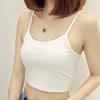 Женский шикарный облегающий топ-майка на бретельках в корейском стиле - Легкий летний базовый слой