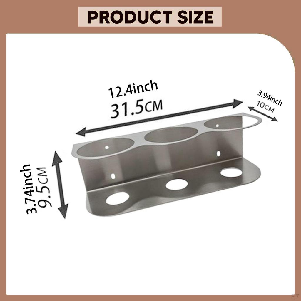 Spray Bottle Holder Can Organizer Wall Mounted Storage Rack for Bathroom