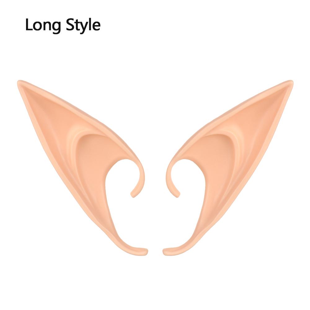 1 Pair Dress Parties Halloween Christmas Fairy Ears Cosplay Lifelike Elf Ears