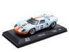 1/43 Scale Ford GT40 Diecast Car, FORD USA 4.9L V8 TEAM JW AUTOMOTIVE ENGINEERING GULF N 9, 1968 Le Mans 24 Hours Winner [Parallel Import]