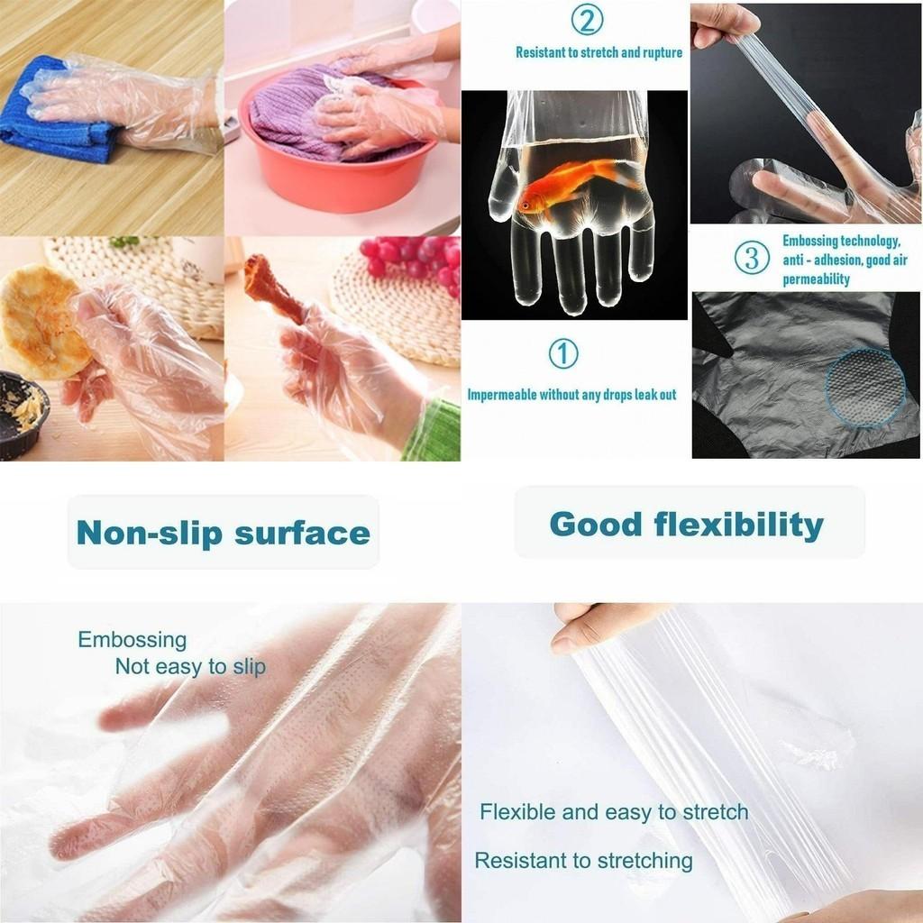 Versatile 1000pcs Clear Disposable Gloves For Catering Cleaning And General Maintenance
