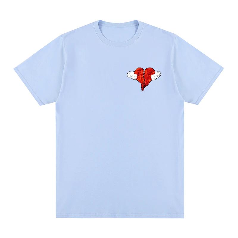 Kanye West Heart Hip Hop T-shirt Vintage Cotton T Shirt New TEE TSHIRT Tops Unisex