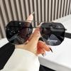 Fashion Polarized Sunglasses Women'S Transparent Gradual Change Color Sunglasses Men'S Sunscreen Uv Protection Sunglasses