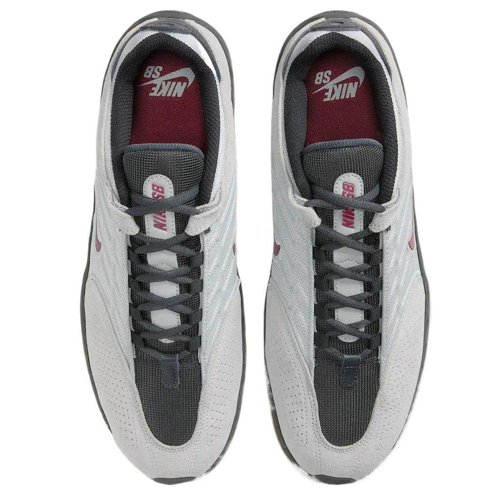 Nike Sb Vertebrae Light Smoke Grey Dark Smoke Grey Black Dark Team Red Skateboard Shoes FD4691-004