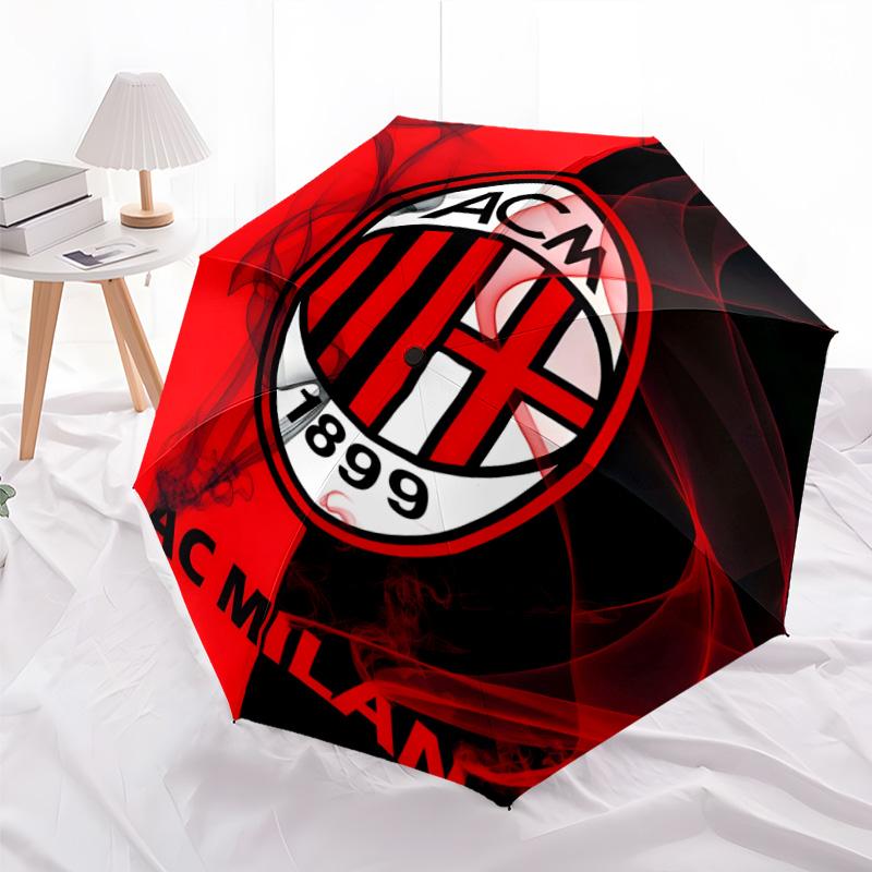 1pc A-AC Milan Umbrella, Sun Protection, And UV Shielding. It Has Eight Sturdy Ribs for Outdoor Use And Perfect As a Holiday Gift