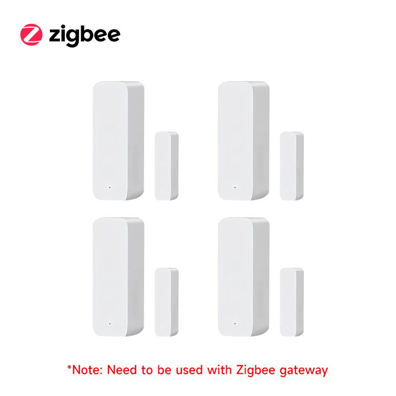 Tuya WiFi/Zigbee Door Sensor Window Sensor Smart Home Wireless Door Detector Smart Life APP Remote Control for Alexa Google