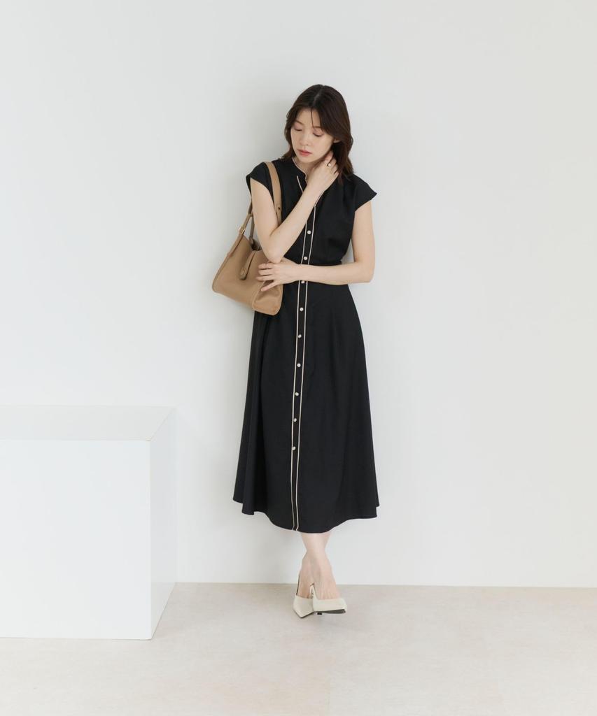 MISCH MASCH MM637401 Women’s Color-Block French-Sleeve Dress