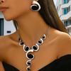 Alloy Spiral Snail Clavicle Chain Adjustable Charm Bridal Jewelry Elegant Women Choker