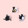 Artistic Cat Design Enamel Pin Durable Brooch For Trendy Unisex Animal Fashion