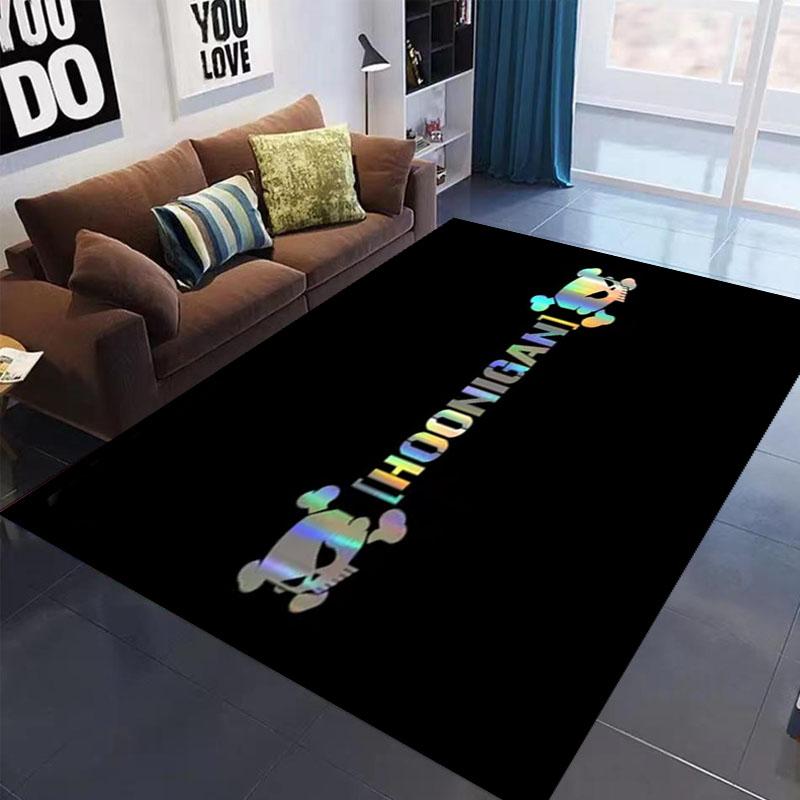 Racing H-HOONIGAN Carpet Garage Mat Decor Carpet For Living Room Sofa Bedroom Area Rugs Kitchen washroom Anti-slip Carpet