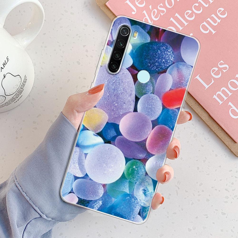 Чехол для Redmi Note 8 Pro Задняя крышка для Note 8T Девочки Новая мода Прозрачный чехол для телефона Мягкий силиконовый чехол для Xiaomi Redmi Note 8 Coque
