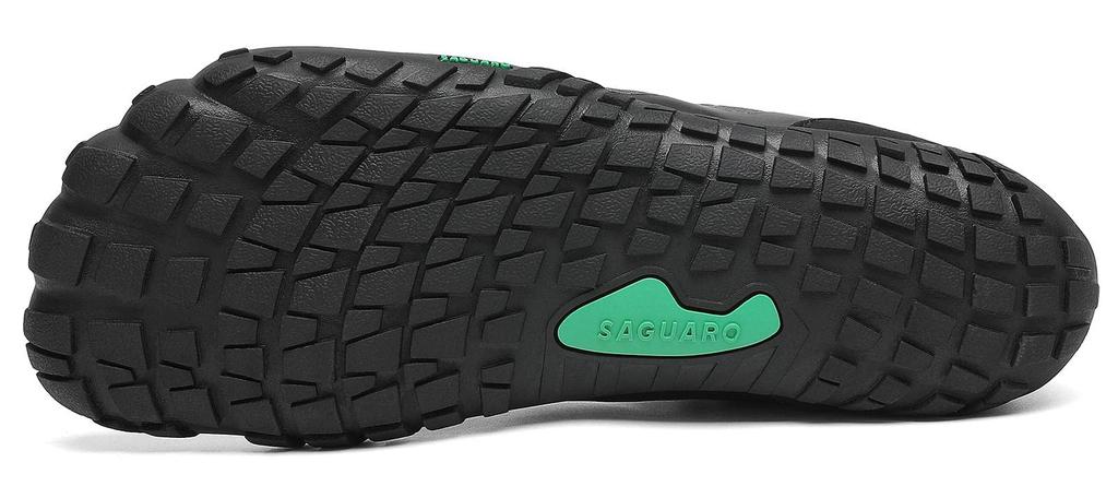 Barefoot Running Shoes Portable Fitness Shoes Flexible Ultra Light Breathable Black 054 [SAGUARO] 25.5 Cm,