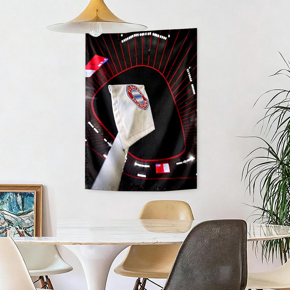 Bayern Munich Wall Decor Tapestry Art For Pet Memorial Birthdaywedding Party Backdrop Family Gift