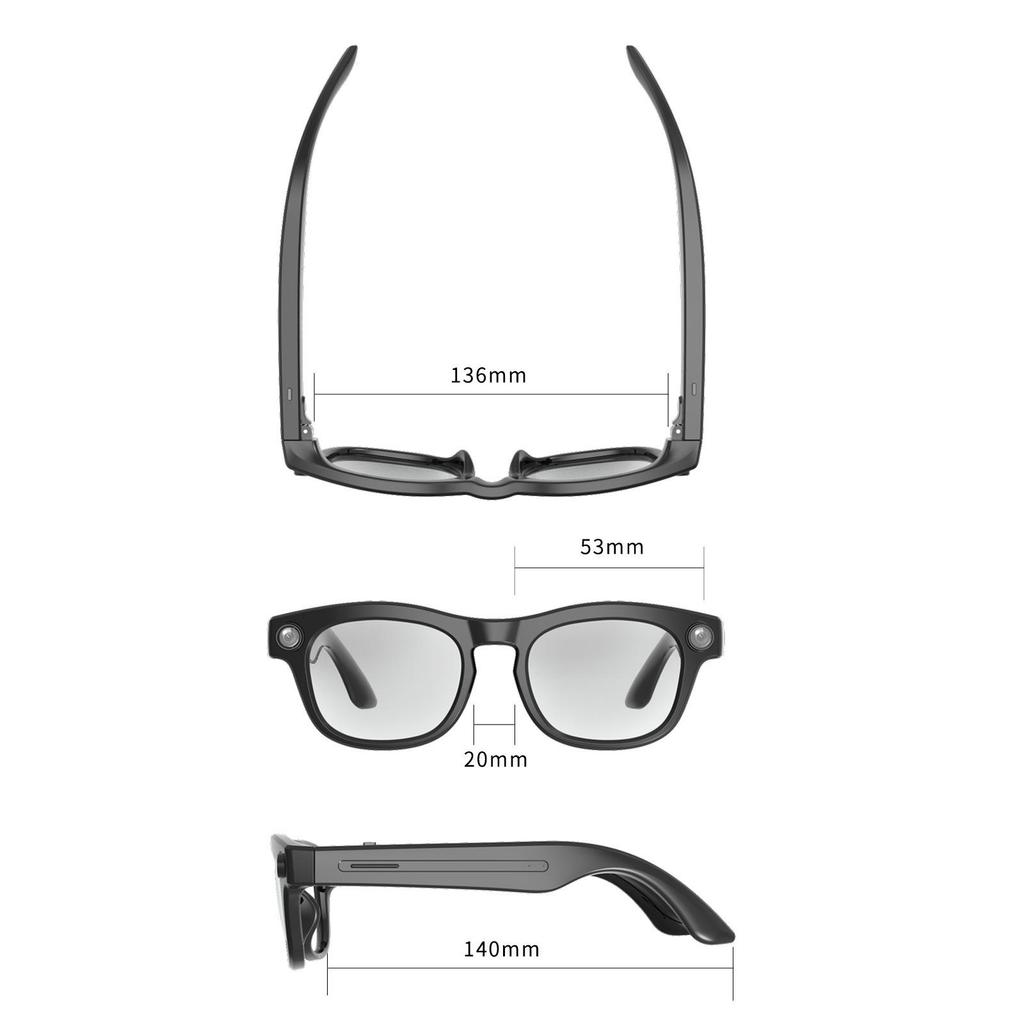 AI Smart Glasses: HD Photos, Object Recognition, Translation, Calls, Music, Bluetooth Video Now Available