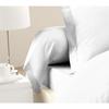 Set of 2 Bolster Cases 100% Cotton 85x185 Cm - White