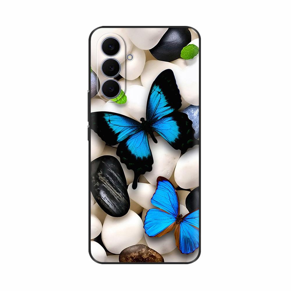 Для Samsung Galaxy S25 FE Чехол Сладкие Узоры Мягкий Жидкий Силикон Чехол Для Samsung S25 FE Чехлы Для Телефона S25FE Ударопрочный Fudnas