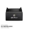 AGU1 Leather Folding Storage Box Car Trunk Tool Organizing Accessories For Alfa Romeo Giulietta Mito 159 Giulia Stelvio 156 147 Brera