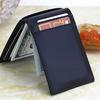 Rfid Men'S Leather Slim Bifold Money Clip Wallet Front Pocket Credit Card Holder