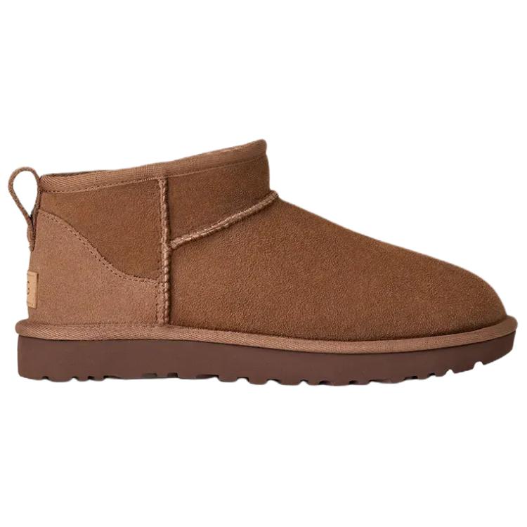 UGG Классические женские кроссовки Classic Ultra Mini Rocky Oak коричневые 1116109-RYK