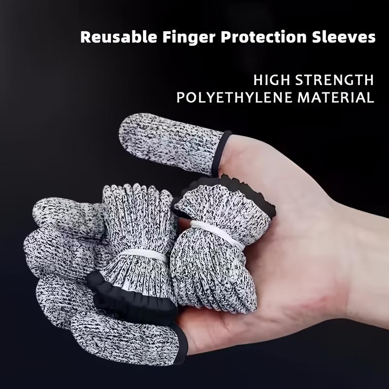 20/50pcs Flexible Fingertip Gloves - Heavy-Duty Plastic - like Grip, Snug-Fit Cuff for Dishwashing - Durable One-Finger Sleeves